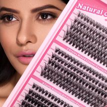 300 natürlich flauschige DIY-Wimpernverlängerungen 30-100D natürliche falsche Wimpern C/D-Locken 10-16 mm gemischtes Make-up-Wimpernwerkzeug