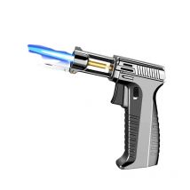 New Multi functional Spray Gun Lighter Metal Material Outdoor Tactical EDC Tool Outdoor Windproof Igniter Moxibustion Barbecue