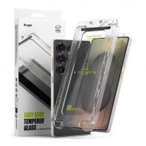 Ringke Easy Slide gehärtetes Glas, kompatibel mit Samsung Galaxy S25 Ultra Displayschutzfolie [einfach zu installieren] 2-teilig