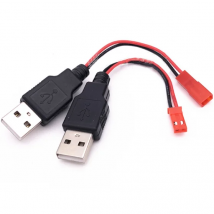 Cavo di collegamento del cavo del terminale maschio e femmina da USB a JST-2P rosso 15CM