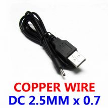 USB 2.0 maschio A A cc 2.5mm x 0.7mm spina cc cavo di alimentazione cavo presa