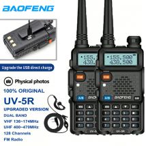 1PC/2PCS Baofeng UV-5R USB Long Range Ham Amateur z radiem FM Long Range Przenośne radio dwukierunkowe Baofeng CB Radio Walkie Tal