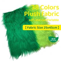Hot Sale 8cm length faux fur 100% Polyester Cotton doll hair plush stuffed fabric Hand decorated background materials
