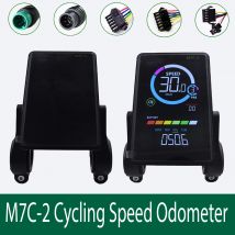 M7C-2 Elektrische Fahrrad UART2 LCD Display Meter 24V-60V E Roller LCD Panel Mit USB UART Für berg Elektrische Fahrrad