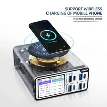 Jcid jc aixun dp20 smart multifunktion ales desktop smart schnell ladegerät für handys 200w pd qc fcp schnell lade reparatur werkzeug