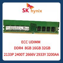 SK Hynix 8GB 16GB 32GB 1Rx8 2Rx8 2133P 2400T 2666V 2933Y 3200AA PC4 Pure ECC UDIMM RAM workstation Memoria server non buffer
