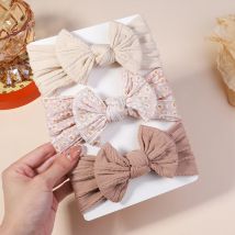 3 sztuk/partia kabel Knit opaski dla dzieci dla dzieci elastyczne dziewczynek Turban dziecięce opaski do włosów noworodka Headwrap akcesoria do włosów dla dzieci