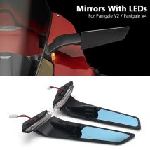 Nuova Moto Per Ducati Panigale V2 2020-2023 PANIGALE V4 2019-2022 Specchi retrovisori con LED Rotanti Specchi retrovisori regolabili