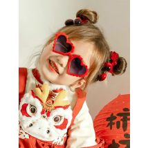 1 Stück modische Brille für Mädchen im Alter von 3–8 Jahren, Metall-Schatzrahmen für Urlaub, Party, modische Outfits und Weihnachtsgeschenke