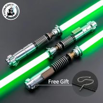 TXQ LUKE Skywalker Spada Laser da Combattimento per il Nuovo Anno, Proffie Smooth Swing, Blaster in Metallo, Giocattoli, Regalo Cosplay, Lightstick
