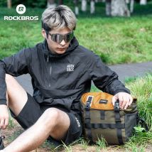 ROCKBROS Front Bike Bag Portable Waterproof Shoulder Bag Versatile for Multiple Scenarios 24L Expandable Handlebar Bag