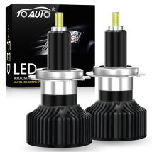 2 pz 30000LM H7 Led 360 H1 HB3 HB4 9012 HIR2 Led H11 H8 9006 9005 Auto Faro Lampadine Fendinebbia per Auto 3000K 6000K 12V 3D Chip