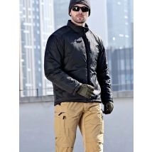 Winter Jackets Men Parkas Warm Lightweight Portable Outerwear Tactics Jacket Heat Reflective Windproof Hiking Coat Windbreaker