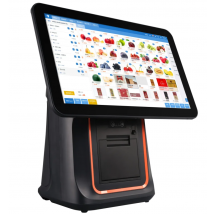 15,1 Zoll neues Android Windows POS-System All-in-One-Touchscreen-POS All In One PC Pos Terminal Scan-Fensterfunktion