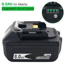 Neuester BL1880B BL1860B 18 V 8,0 Ah 6,0 A 3,5 A Li-Ionen-Akku für Makita 18 V BL1830 BL1840 BL1850 BL1815 Akku-Bohrschrauber