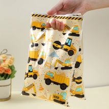 Torby na cukierki budowlane Torby na cukierki na ciasteczka Motyw pojazdu inżynieryjnego Dekoracje na przyjęcie urodzinowe Dzieci Chłopiec Baby Shower Supplies Torby na prezenty