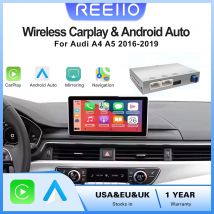 2025 Neues kabelloses CarPlay für Audi A4 B9 A5 2016–2018, Android Auto AirPlay, Rückfahrkamera, Multimedia-Zubehör