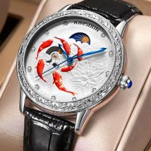 Neue Herren uhr modisch, klassisch, elegant, High-End-Mondlicht, einfache mechanische Herren uhr