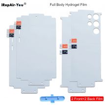 2Sets Displayschutzfolie für Samsung Galaxy S22 S23 S24 Ultra S10 S20 S21 Plus Note 20 Ultra Note 10 Plus Vorne Hinten Hydrogel Film