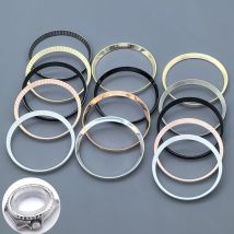 Mod 30,3 mm x 27,4 mm Uhrenkapitelring passend für SKX007 SKX009 SRPD-Gehäuse ersetzen Kupfer-Innenring NH35 NH36 Uhrengehäuse Refit-Teile