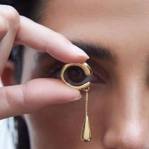 Simple Personality Tassel Drop Pendant Ear Bone Clip New Feminine Exquisite Party Accessories 2024