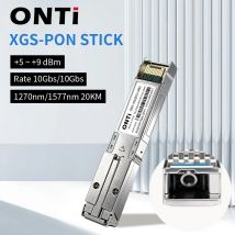 ONTi XGSPON ONU Stick SFP+, Preinstalado con Firmware 8311, Compatible con Gestión IP, SN y MAC, 10Gb/s SC/UPC 1270/1577nm SMF SFP ONT