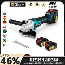 Gisam 125mm M14 bezszczotkowa szlifierka kątowa maszyna do cięcia bezprzewodowa elektryczna szlifierka kątowa elektronarzędzia do Makita 18V szpilki akumulatorowe
