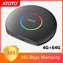 ATOTO Car AI TV Box Ring Kit Sistema Android intelligente 4G + 64G Wireless Apple Carplay Android Auto Autoradio Stereo Riproduzione CarWave CB6