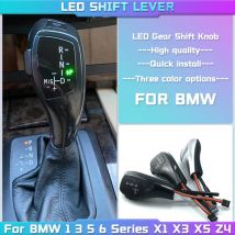 Gałka dźwigni zmiany biegów LED do BMW serii 1 3 5 6 E90 E60 E46 2D 4D E39 E53 E92 E87 E93 E83 X3 E89 Akcesoria automatyczne