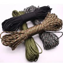 550 Paracord 5 15 30 M Dia.4mm 7-rdzeniowy sznur spadochronowy Akcesoria kempingowe Smycz zewnętrzna do pieszych wędrówek Survival