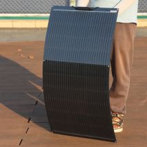 130w 100w 80w pannello solare flessibile 12v caricabatteria pannello fotovoltaico per camper RV barca casa balcone viaggio UE magazzino DHL spedizione