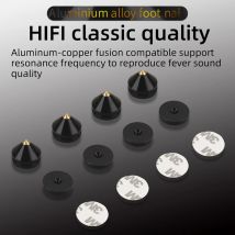 HIFIDIY 4Sets 4PCS lautsprecher Stand Füße Fuß Pad aluminium legierung metall Spikes Kegel Boden Fuß Nagel M23 * 20
