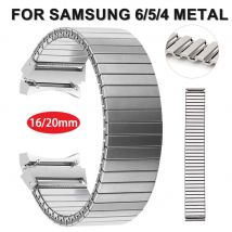Elastisches Metallarmband für Samsung Galaxy Watch 6 5 Pro Watch4 Classic 42 mm 46 mm Armband für Samsung Galaxy Watch 6 4 5 44 mm 40 mm