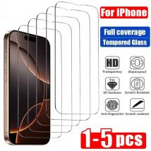 1-5 SZTUK Szkła Hartowanego HD do iPhone'a 17 14 13 12 11 16 15 Pro Max 12 13 X Xs Max XR Folia Ochronna na Ekran