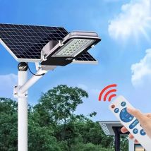 Outdoor leistungs starke Solar Straßen laterne wasserdicht von der Dämmerung bis zum Morgengrauen Beleuchtung Garten Garage Terrasse Haus Fernbedienung Wand leuchte