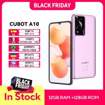 Smartphone Android Cubot A10, 12 GB di RAM (4 GB + 8 GB), 128 GB di ROM, Octa-core, schermo 90 Hz da 6,56 pollici, 5100 mAh, 48 MP, WiFi 5G, telefono 4G