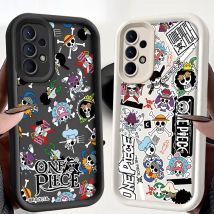 Cartoon One Piece Soft Shell Phone Case for Samsung Galaxy A72 A71 A53 A35 A73 A51 A52 A25 A06 A15 A54 A55