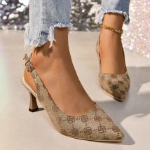 Marke Designer High Heels Sandalen Frauen 2025, Sommer Spitz Ankle Straps Pumps Frau Plus Größe Dünnen Absätzen Party Schuhe