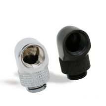 1pcs G1/4 Thread Rotating 90 Degree Elbow Fitting Adapter Rotary Fitting Water Cooled Connector for PC Water Cooling System
