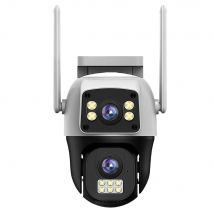 4K 8MP 4G Camera Dual Lens Outdoor IP66 Waterproof 360° Human Detect Video Surveillance Security CCTV  Protection PTZ Cameras