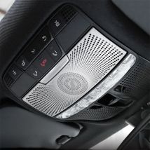 Zubehör Für Mercedes Benz C E Klasse W205 GLC X253 C253 W213 Auto Innen Vorne Lesen Licht Abdeckung Trim Lampe Rahmen Aufkleber