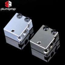 Premium V6 Volcano Aluminium oder plattierter Kupfer-Heizblock für PT100 HT-100K Hotend 3D-Drucker Titan Extruder beheizter Block