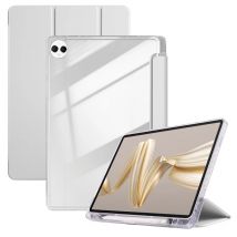 For Huawei Matepad Pro 12.2 Case with Pencil Holder Trifold Acrylic Clear Back Hard Cover For Funda MatePad Pro 12 2 2025 Case