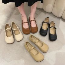 Designer Herbst Damen Mary Jane Schuhe 2024, neue Mode, runde Zehen, Damen, Komfort, weiche Sohle, Wohnungen, Damen-Komfort-Ballerinas