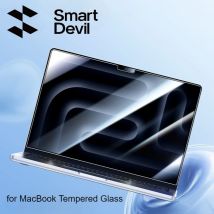 SmartDevil 1PC Pellicola in vetro temperato per laptop per MacBook Pro 2025 Protezione schermo trasparente HD per MaceBook Air 13 pollici antigraffio
