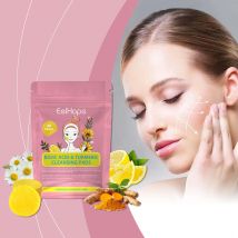 Kurkuma-Kojic-Pads, Gesichtspeeling, Gesichtswaschschwämme, Entfernen von dunklem Keratin, Öl, Gleichgewicht der Poren, Reinigung, kosmetische Wattepads