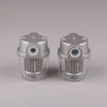 Filtro olio per bruciatore a olio trasparente P.C. Cup 1/4 "3/8" piccolo filtro del carburante Diesel per caldaia 25L/H