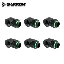 Barrow 90 Grad Dreh Fitting G1/4 ''Männlichen zu Weiblichen Hart Rohr Fitting Multi-Link Adapter Armaturen für Computer Wasser Kühlung