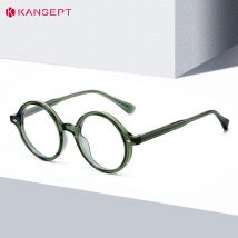 KANSEPT Runde Brille Mann Stil Damen Okulare zum Lesen Glas Lunettes Myopie Linsen Gläser-3 Männer Sonnenbrille Brillen Auge