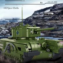 WW2 Militärische Panzer Bausteine Spielzeug Set Leopard Kampfpanzer Soldat Figuren Armee DIY Ziegel Spielzeug für Kinder Jungen Geschenke